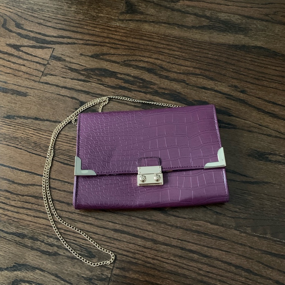 New Look Purple Clutch/ Crossbody